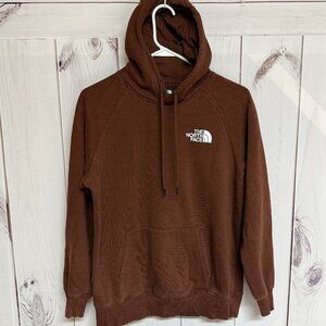 The North Face Women’s Box Logo Hoodie Medium Brown EUC